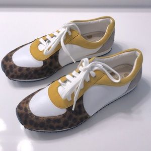 Leopard print sneakers